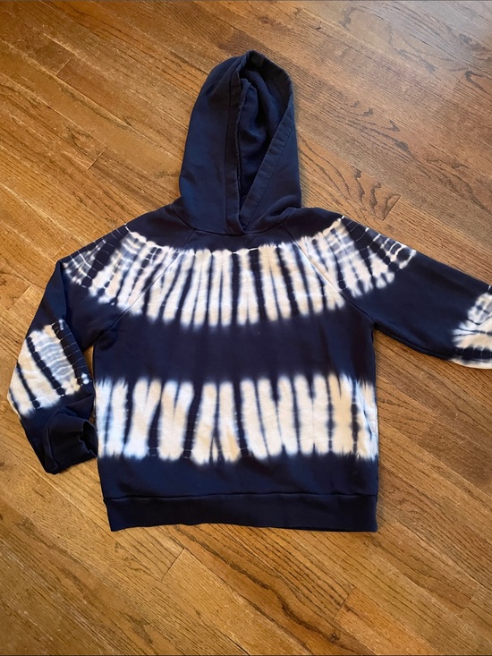 Madewell Tops - Madewell Navy Tie-Dye Pullover Hoodie